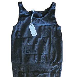 NEW COOFANDY Men's XL Black Compression Shirt Slimming Body Shaper Gym Workout